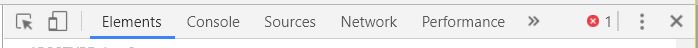 Chrome Developer Tools menu