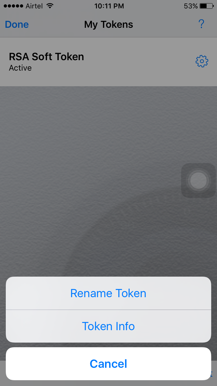 How to manipulate imported RSA SecurID Software Token(s) on an iPhone ...