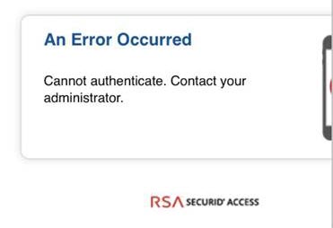 An Error Occurred