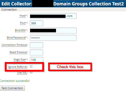 Check Ignore referral