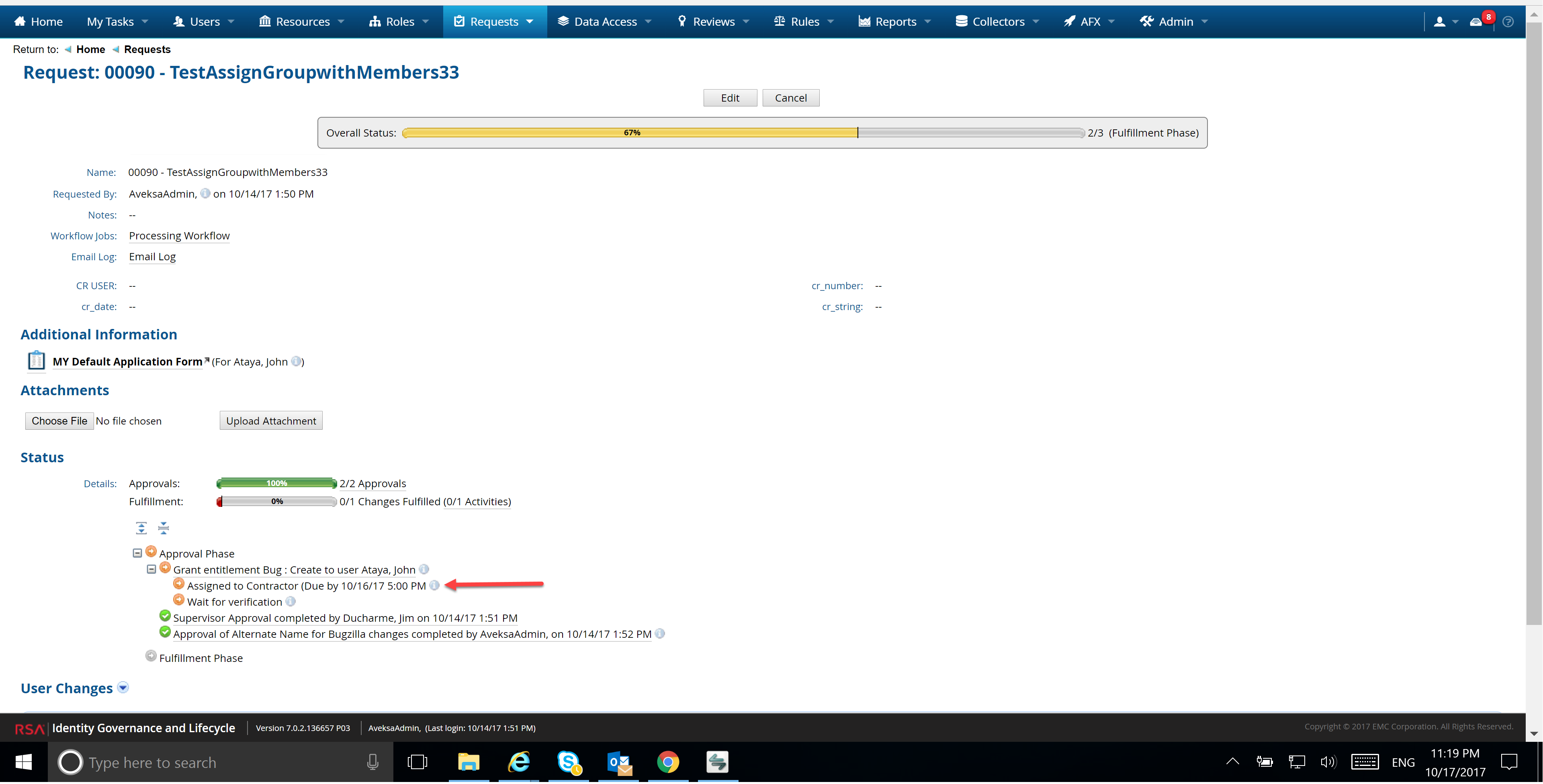 CR's manual activity link disabled after a few hours