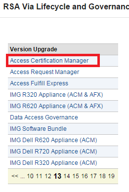 Access Certification Manager