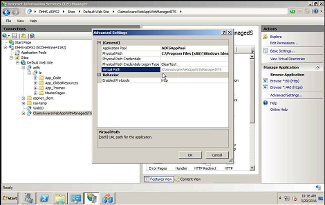 Claims Based App Pool