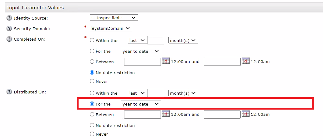 Distributed_Token_Requests_Report_input_parameters