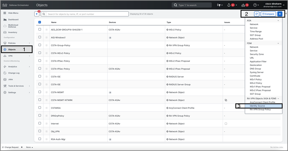 Cisco ASA - RADIUS Configuration with Cloud Authentication Service ...