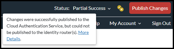 Publish partial failure to IDRs