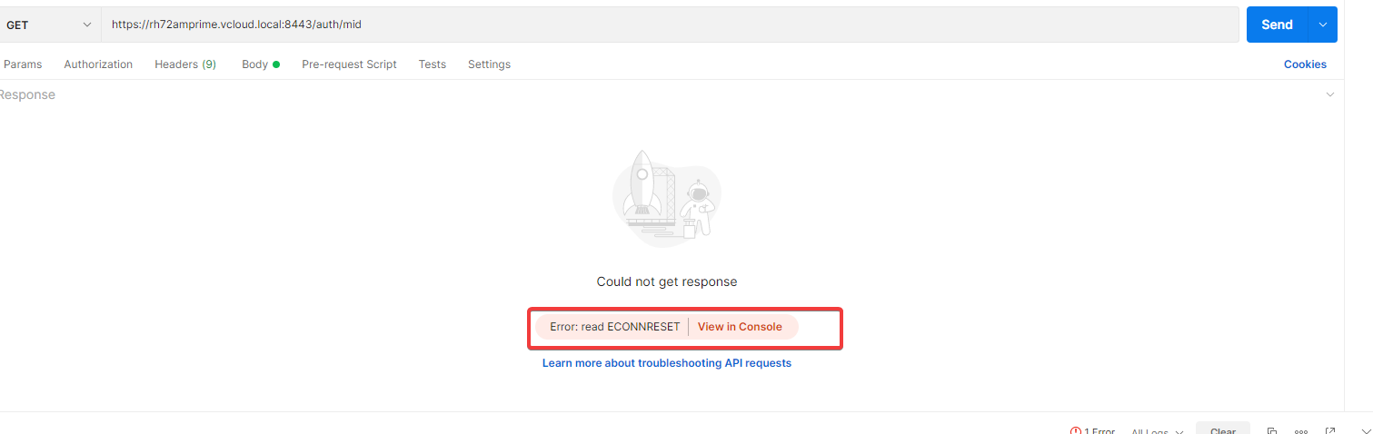 Error no cert